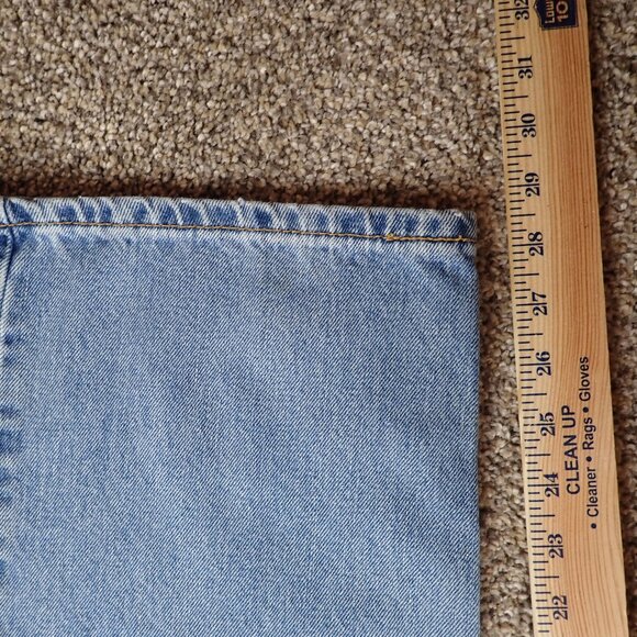 Vintage Levis 505 Jeans Mens Tag 42x30 Blue Denim - Picture 7 of 10